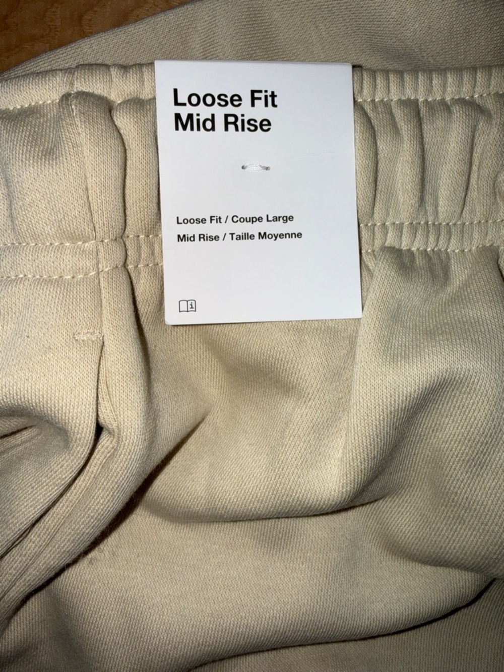Nike Cream/Tan Cargo Joggers with Drawstring - Picture 4 of 4